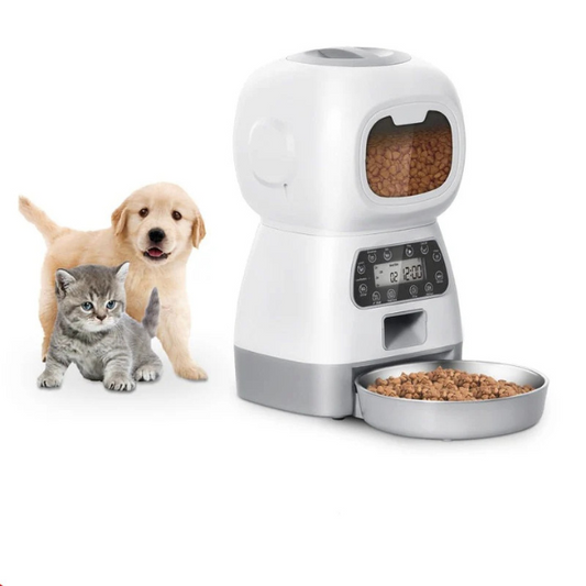 Automatic Dog and Cat Food Dispenser Pet Feeder with Portion Control