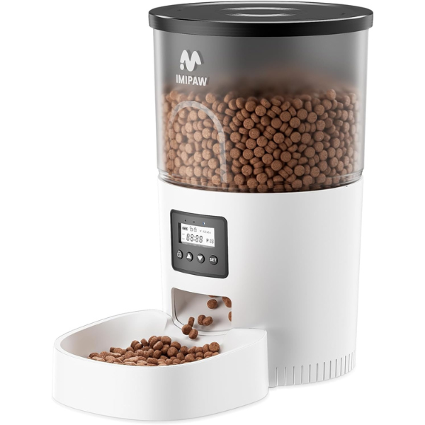 Programmable Automatic Cat Feeder Dry Food Dispenser Timer Portion Control