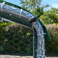 Chicken Coop Run - 6ft x 10ft Galvanized Steel Poultry Pen with 1.5in Wire Mesh