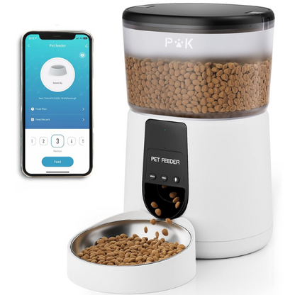 Smart Automatic Cat Feeder with Portion Control and Wifi Connectivity