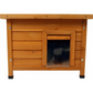 Wooden Cat House Cozy Pet Shelter for Indoor Outdoor Use