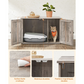 Cat Litter Box Furniture with Removable Divider Cat Toilet Home