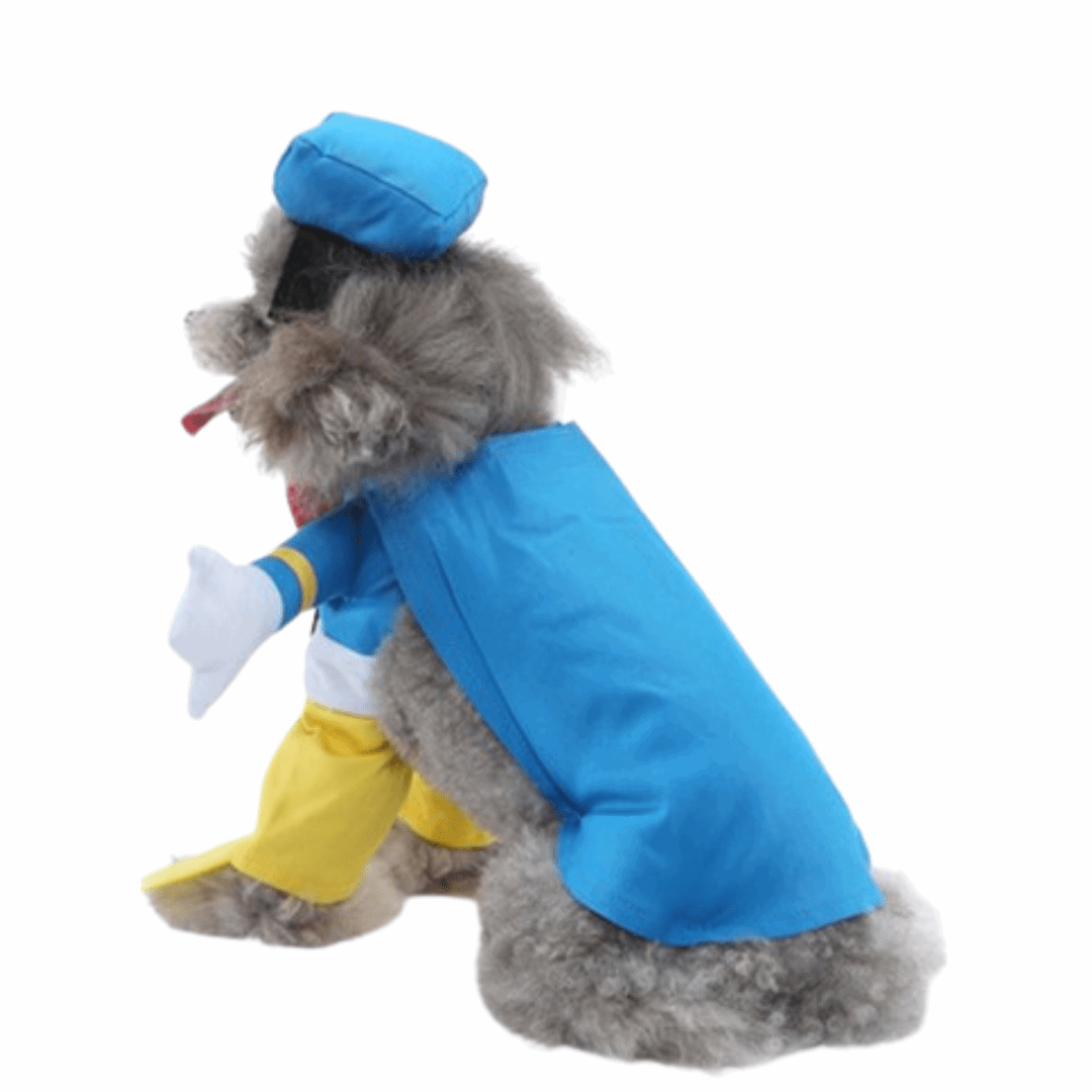 Donald Costume for Dog and Cat Pet Halloween Outfit