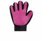 Dog Grooming and Massaging Glove for Pet Hair Removal and Bathing