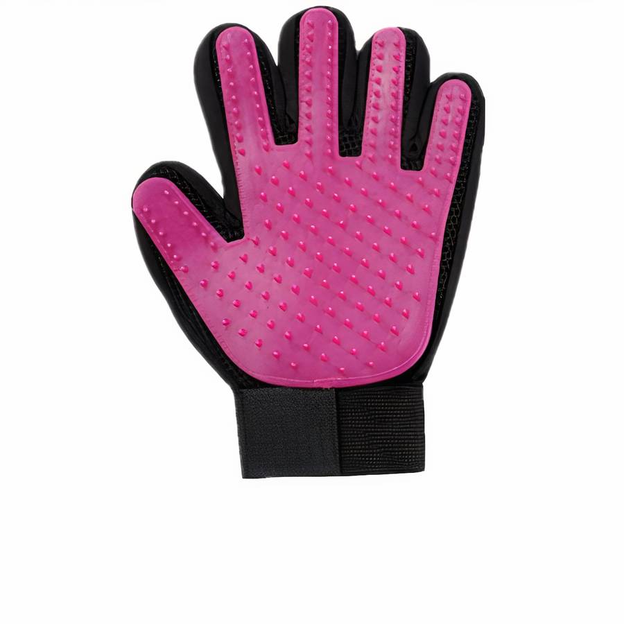 Dog Grooming and Massaging Glove for Pet Hair Removal and Bathing