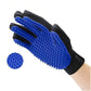Dog Grooming and Massaging Glove for Pet Hair Removal and Bathing