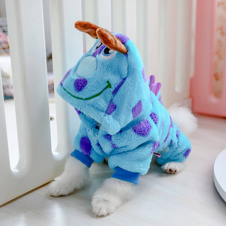 Cute Thick Hooded Dog Coat Warm Pet Jacket for Small and Medium Dogs