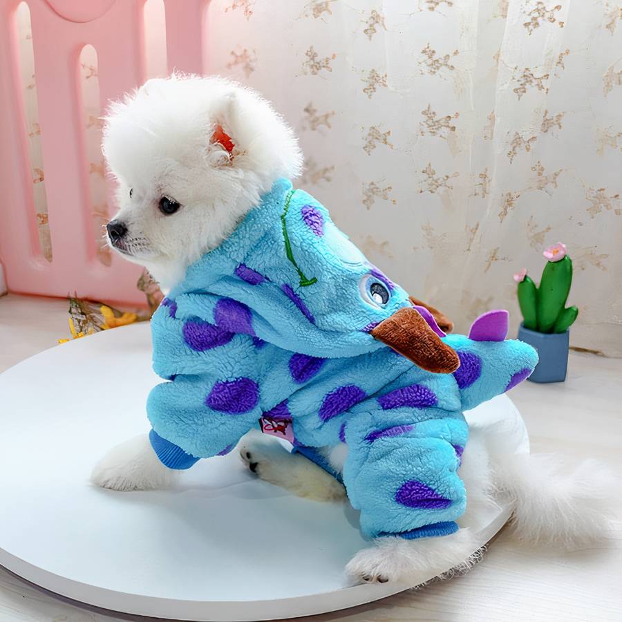 Cute Thick Hooded Dog Coat Warm Pet Jacket for Small and Medium Dogs