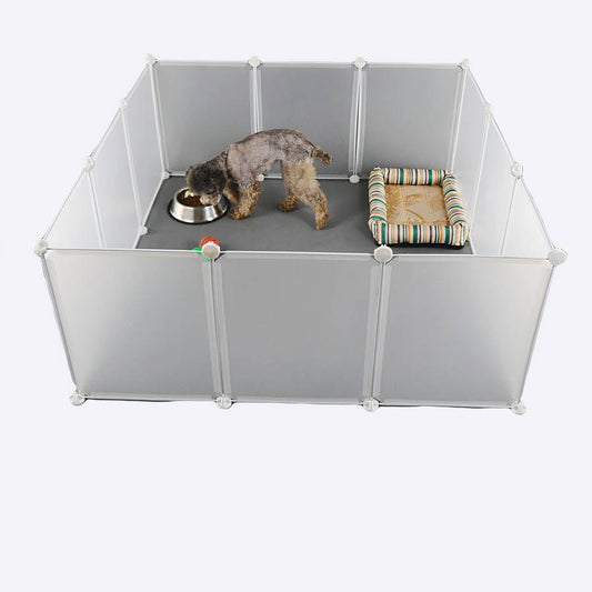Multifunctional Freestanding Dog Playpen Portable Pet Play Yard