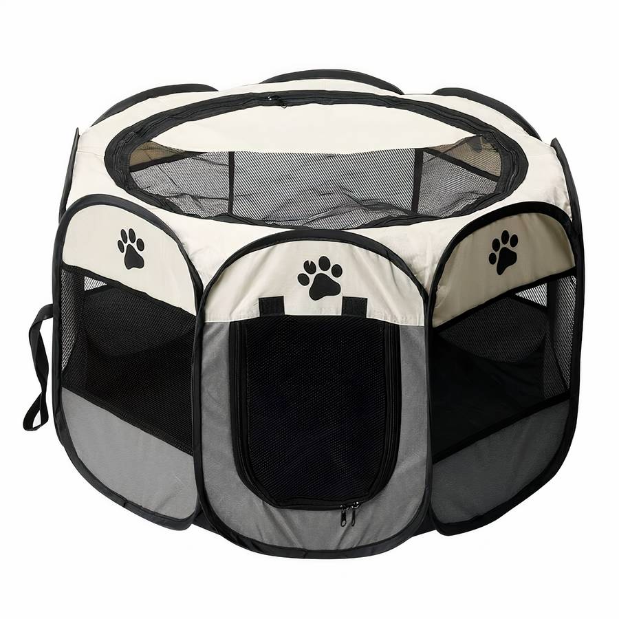Dog Playpen Portable Indoor Outdoor Pet Exercise Pen Fence Enclosure