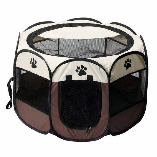 Dog Playpen Portable Indoor Outdoor Pet Exercise Pen Fence Enclosure