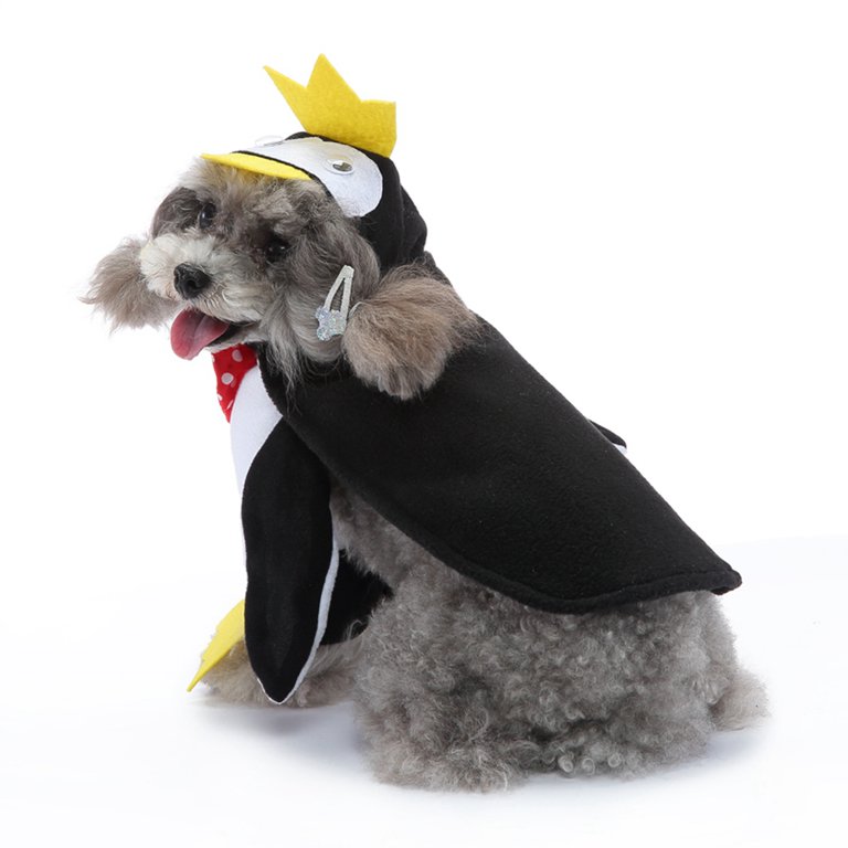 Pet Costume for Cats and Dogs Penguin Outfit Animal Halloween Costume