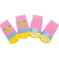 Dog Socks Pink Koala Pattern Cozy Non Slip Pet Booties