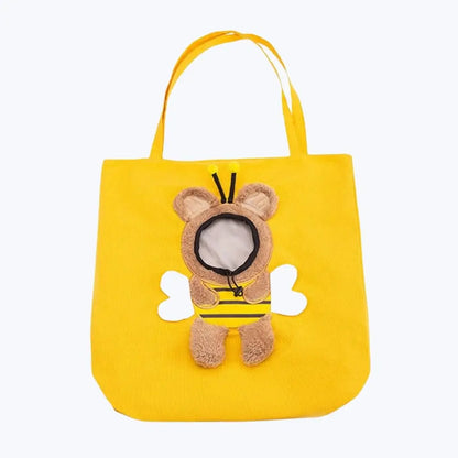 Animal Print Cat Tote Bag Cute Animal Design Tote Bag for Women and Men