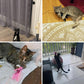 Cat Fishing Rod Toy with Suction Cup for Interactive Play