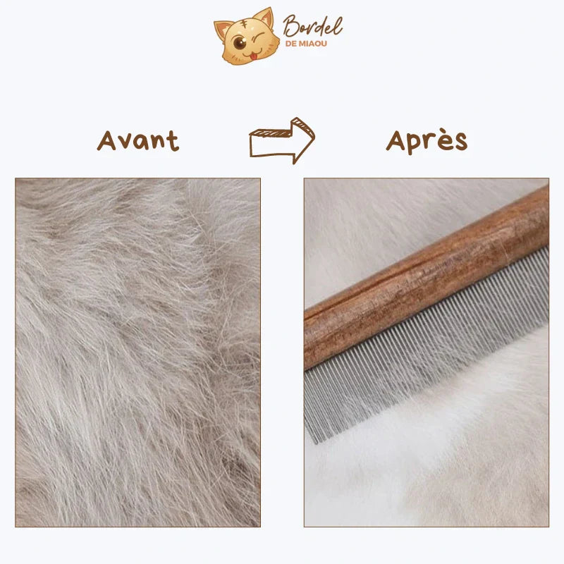 Cat Flea Comb Grooming Brush for Cats and Kittens Flea Removal Tool