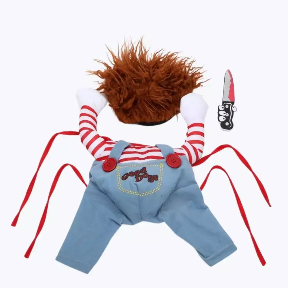 Chucky Halloween Cat Costume for Kids and Adults