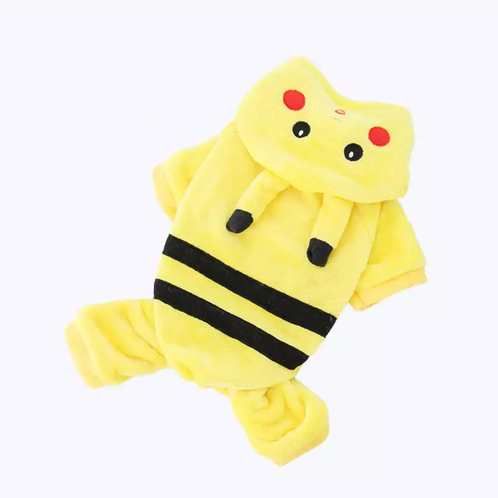 Pikachu Cat Costume Halloween Pet Outfit