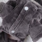 Fleece Cat Costume Cozy Warm Pet Outfit for Cats