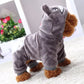 Fleece Cat Costume Cozy Warm Pet Outfit for Cats
