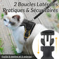 Escape Proof Cat Harness Adjustable No Escape Kitty Harness for Outdoor Safety