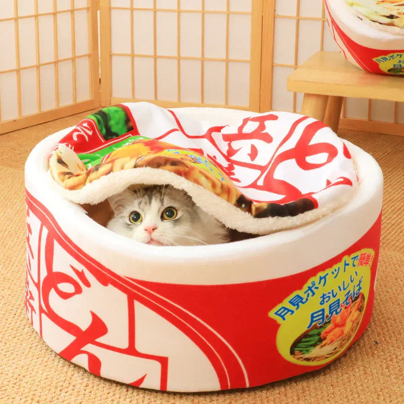 Japanese Style Cat Bed Cozy Cat House Pet Furniture