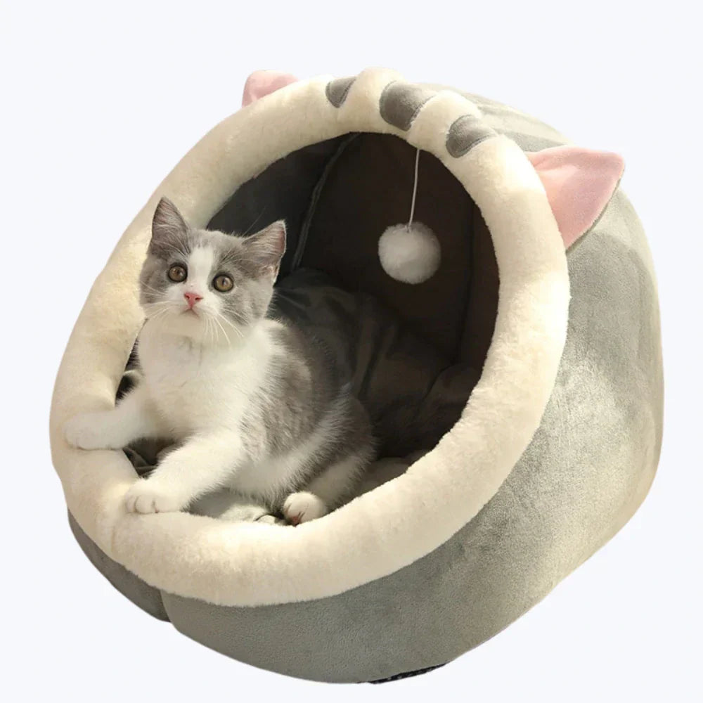 Soft Cat Bed Cozy Pet Basket for Cats