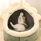 Soft Cat Bed Cozy Pet Basket for Cats