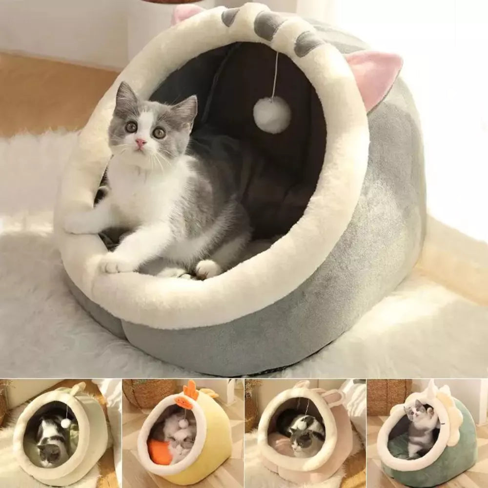 Soft Cat Bed Cozy Pet Basket for Cats