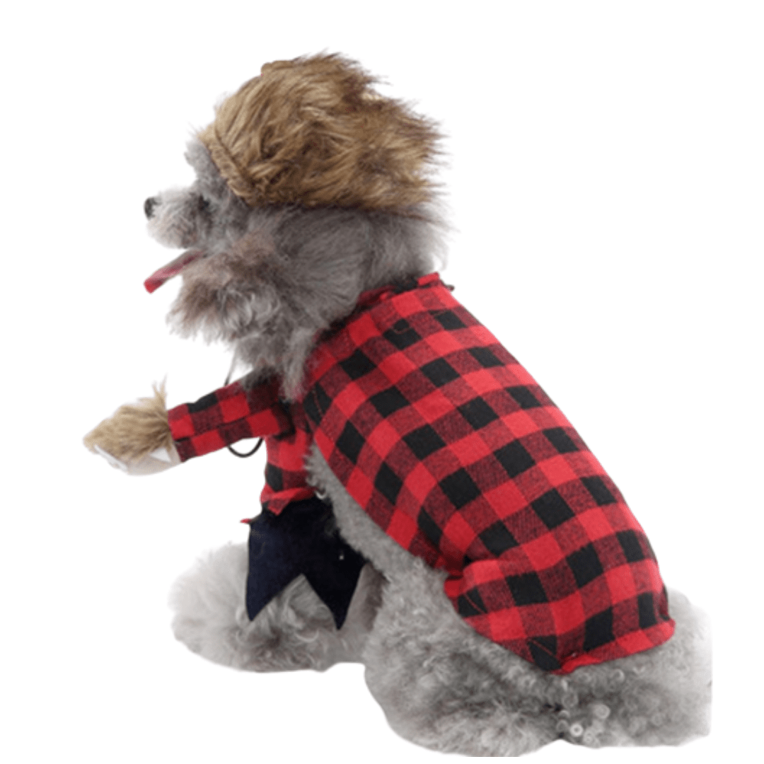 Lumberjack Costume for Dogs and Cats Pet Outfit