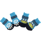 Dog Socks with Duck Pattern Waterproof Pet Booties