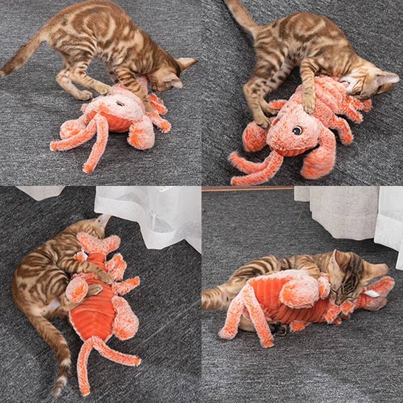 Interactive Pet Toy Crawfish Chew Toy for Dogs and Cats