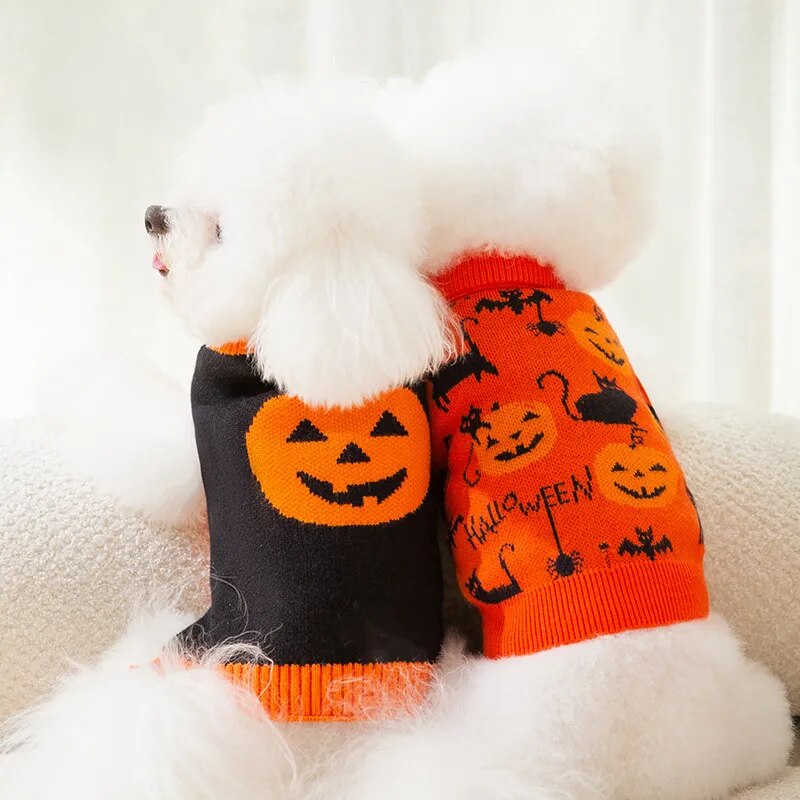Halloween Sweater for Dog and Cat Pet Costume Holiday Pullover