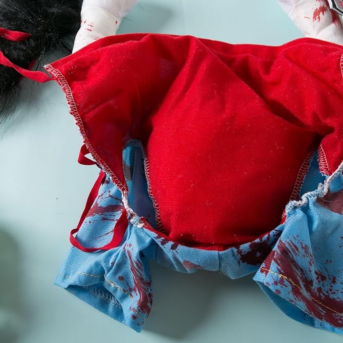 Chucky Costume for Cats and Dogs Halloween Pet Outfit