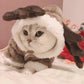 Fleece Cat Costume Cozy Warm Pet Outfit for Cats