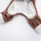 Fleece Cat Costume Cozy Warm Pet Outfit for Cats
