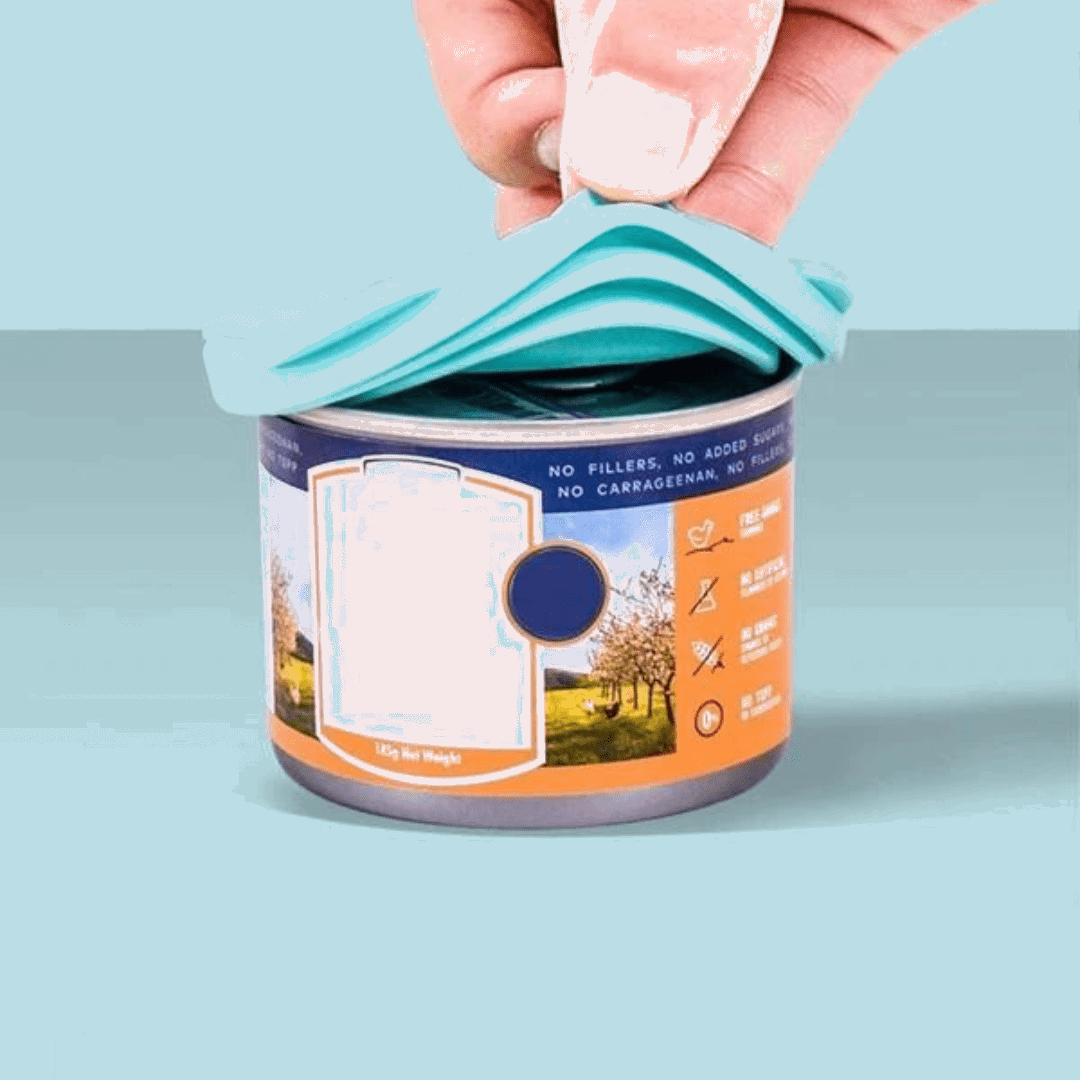 Silicone Pet Food Can Cover Lid Airtight Seal Reusable Storage Cap