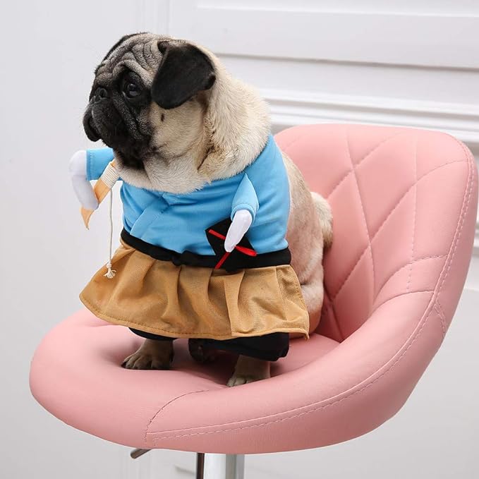 Samurai Costume for Cats and Dogs Pet Halloween Outfit