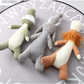 Ribbed Plush Sound Toy for Babies and Toddlers Soft Sensory Crinkle Toy