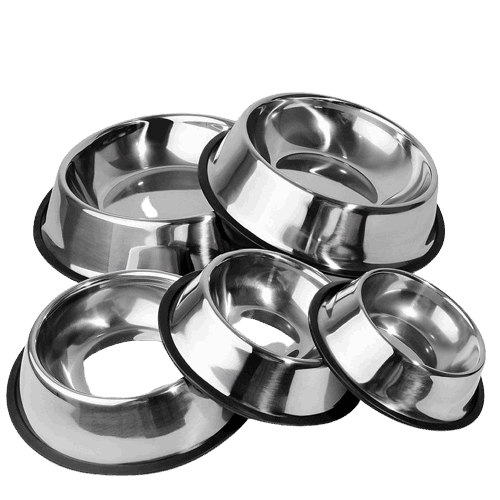 Stainless Steel Pet Bowl Durable Non Slip Dog Cat Food Water Dish