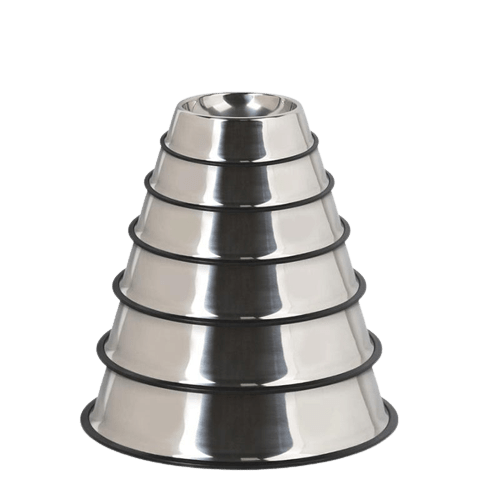 Stainless Steel Pet Bowl Durable Non Slip Dog Cat Food Water Dish