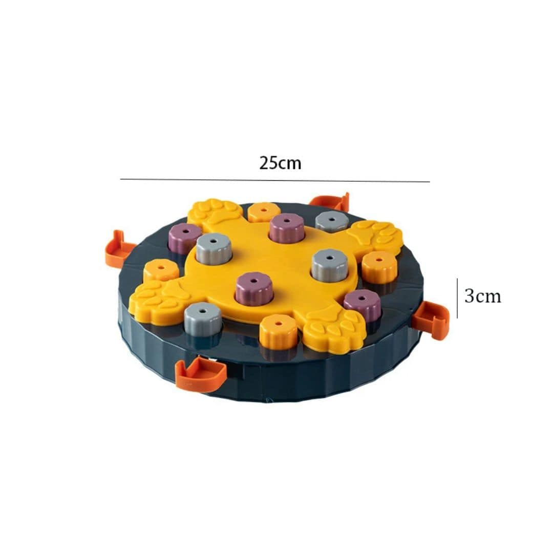 Interactive Slow Feeder Puzzle Toy for Dogs and Cats Food Dispensing Treat Game