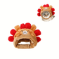 Cat Head Costume Hat for Cats Pet Halloween Dress Up Accessory