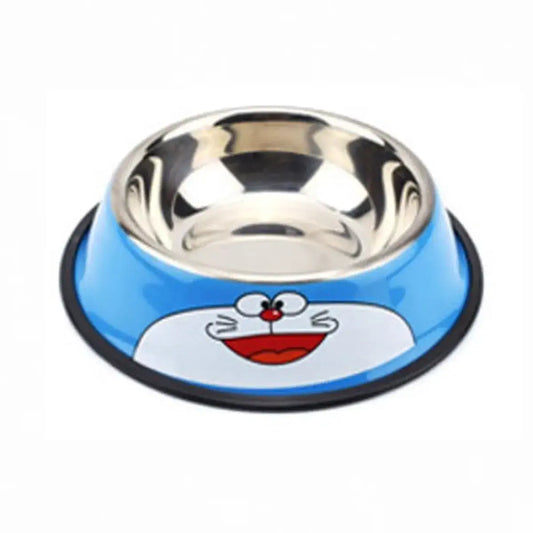 Doraemon Pet Bowl Cat Dog Food Dish