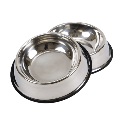 Stainless Steel Pet Bowl Durable Non Slip Dog Cat Food Water Dish