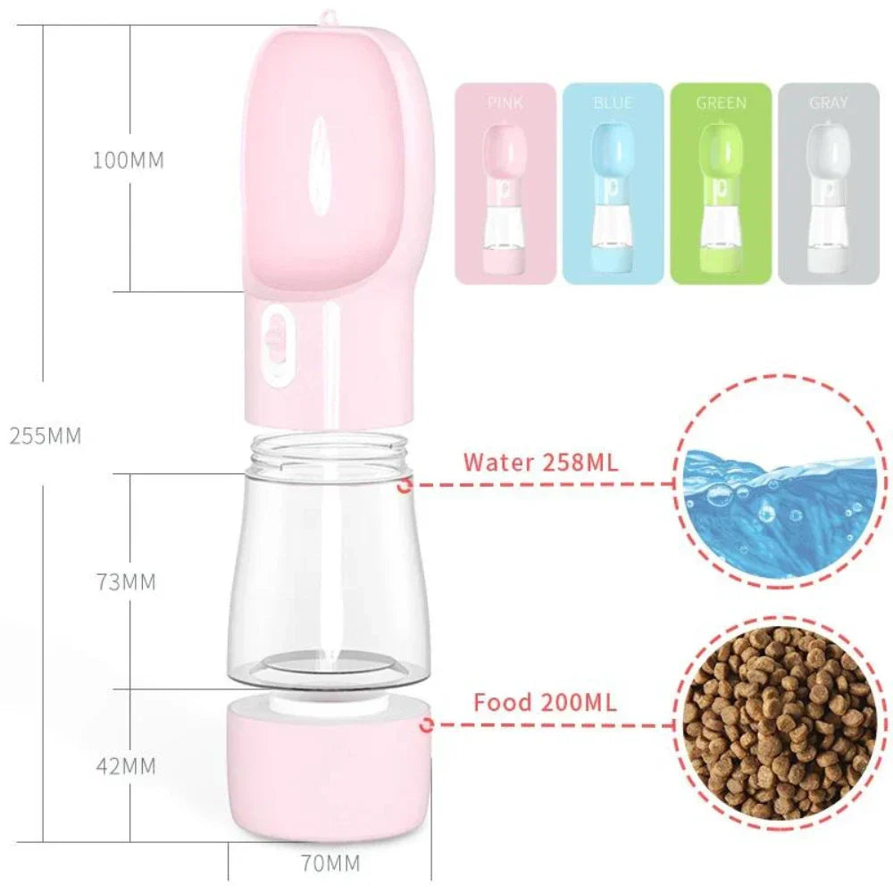 Cat Water Bottle Reusable Portable Pet Travel Bottle