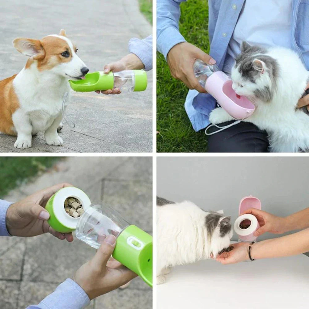 Cat Water Bottle Reusable Portable Pet Travel Bottle