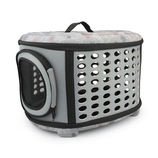 Semi-Rigid Pet Carrier Bag for Dogs and Cats Durable Travel Tote