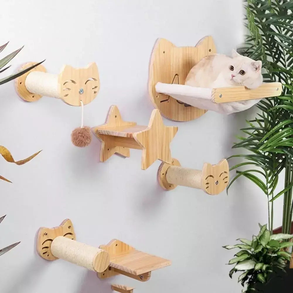 Wall Mounted Cat Hammock Bed for Indoor Cats