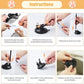 Cat Fishing Rod Toy with Suction Cup for Interactive Play